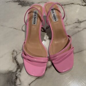 LOFT Pink Strappy Heels